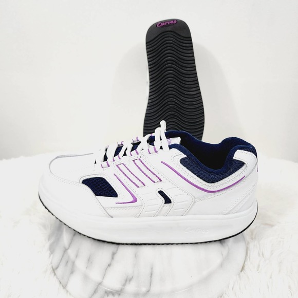 Curves For Women Rocker Sneakers Casual Walking Shape Up Toning Leather Size 10 - Picture 10 of 16